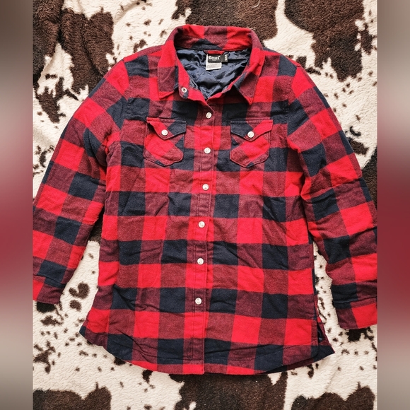 Cruel Girl Other - "CRUEL GIRL" GIRL'S FRINGE SHACKET - RASPBERRY